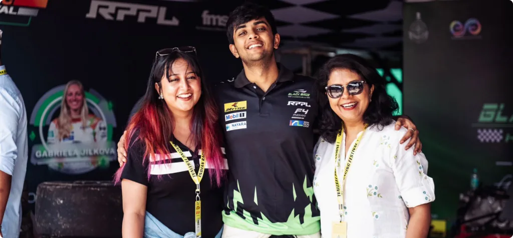 Divy Nandan in action, Motorsport story photo